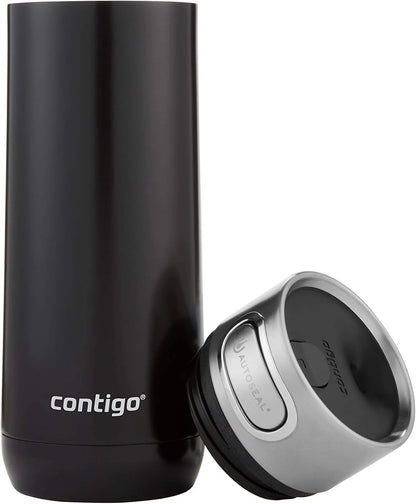 Luxe Autoseal Travel Mug, Stainless Steel Thermal Mug, Vacuum Flask, Leakproof Tumbler, Dishwasher Safe, Coffee Mug with BPA Free Easy-Clean Lid, 360 ml