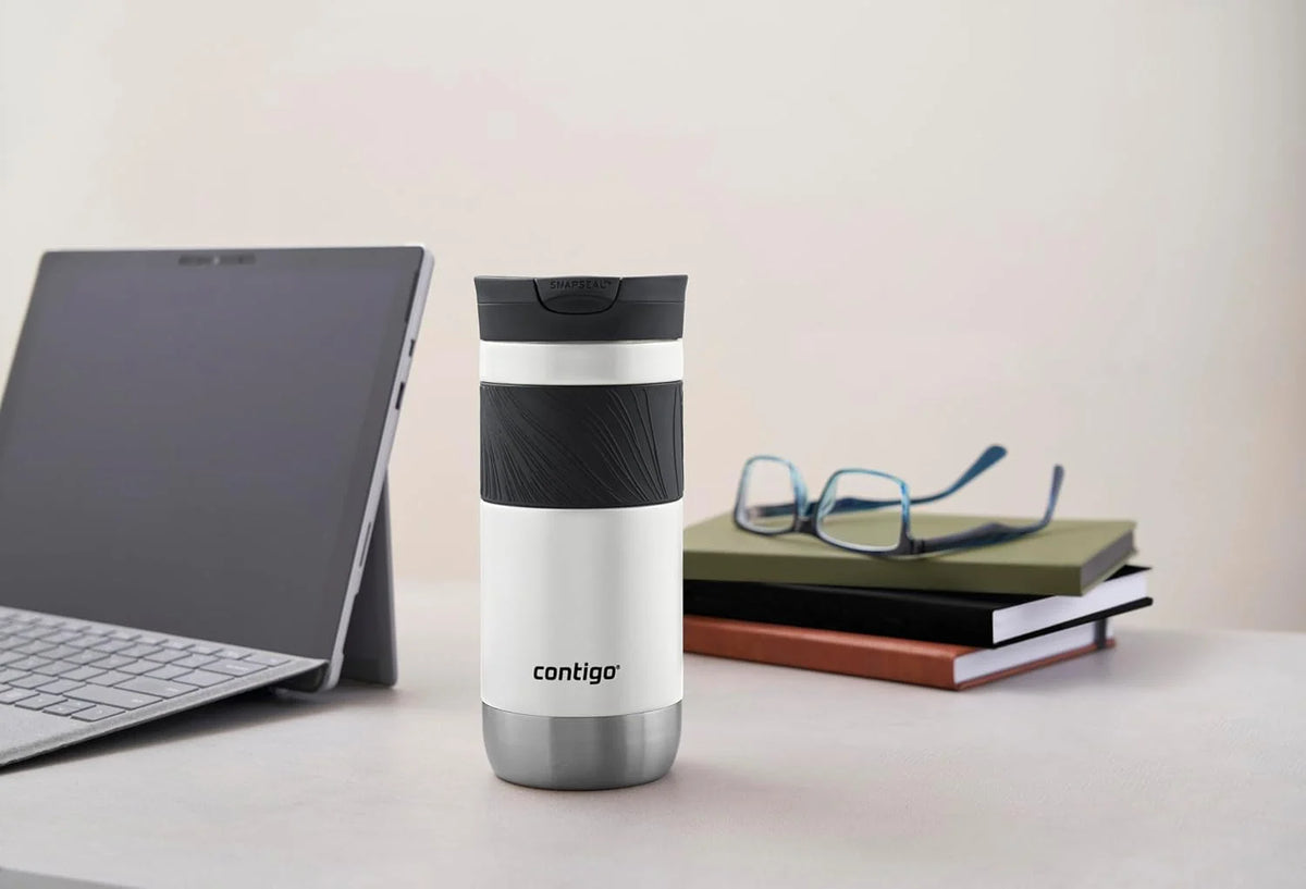 Contigo Byron 2.0 Thermo, Stainless Steel Insulated Snapseal Closure, Coffee Mug to go, 100% Leak Proof, Dishwasher Safe lid, BPA Free, Keeps Warm up to 6 Hours, 470 ml