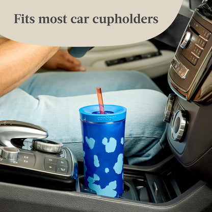 Contigo x Ally Love Shake & Go Tumbler, Autoclose Lid, Leak Proof, 20oz, Licorice