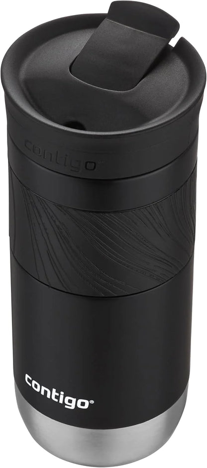 Contigo Byron 2.0 Thermo, Stainless Steel Insulated Snapseal Closure, Coffee Mug to go, 100% Leak Proof, Dishwasher Safe lid, BPA Free, Keeps Warm up to 6 Hours, 470 ml