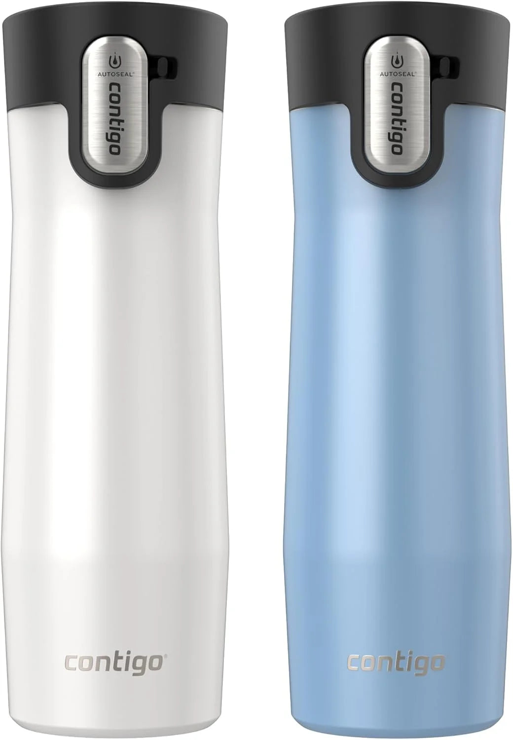 Contigo AUTOSEAL West Loop Vacuum-Insulated Stainless Steel Travel Mug with Easy-Clean Lid 24 oz Crystal Agave