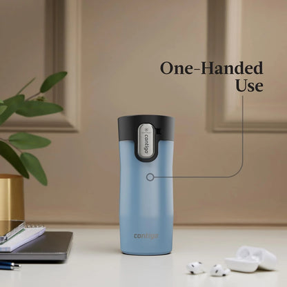 Contigo AUTOSEAL West Loop Vacuum-Insulated Stainless Steel Travel Mug with Easy-Clean Lid 24 oz Crystal Agave