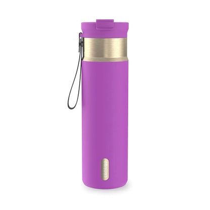 Contigo DualSip 24 oz Stainless Steel Vacuum-Insulated Water Bottle with Carry Strap & 2-in-1 Leakproof Lid (Straw or Spout), BPA-Free & Lead-Free, Dishwasher Safe
