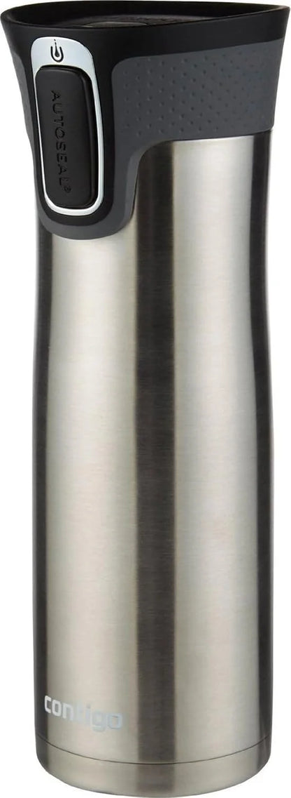 Contigo AUTOSEAL West Loop Vacuum-Insulated Stainless Steel Travel Mug with Easy-Clean Lid 24 oz Crystal Agave