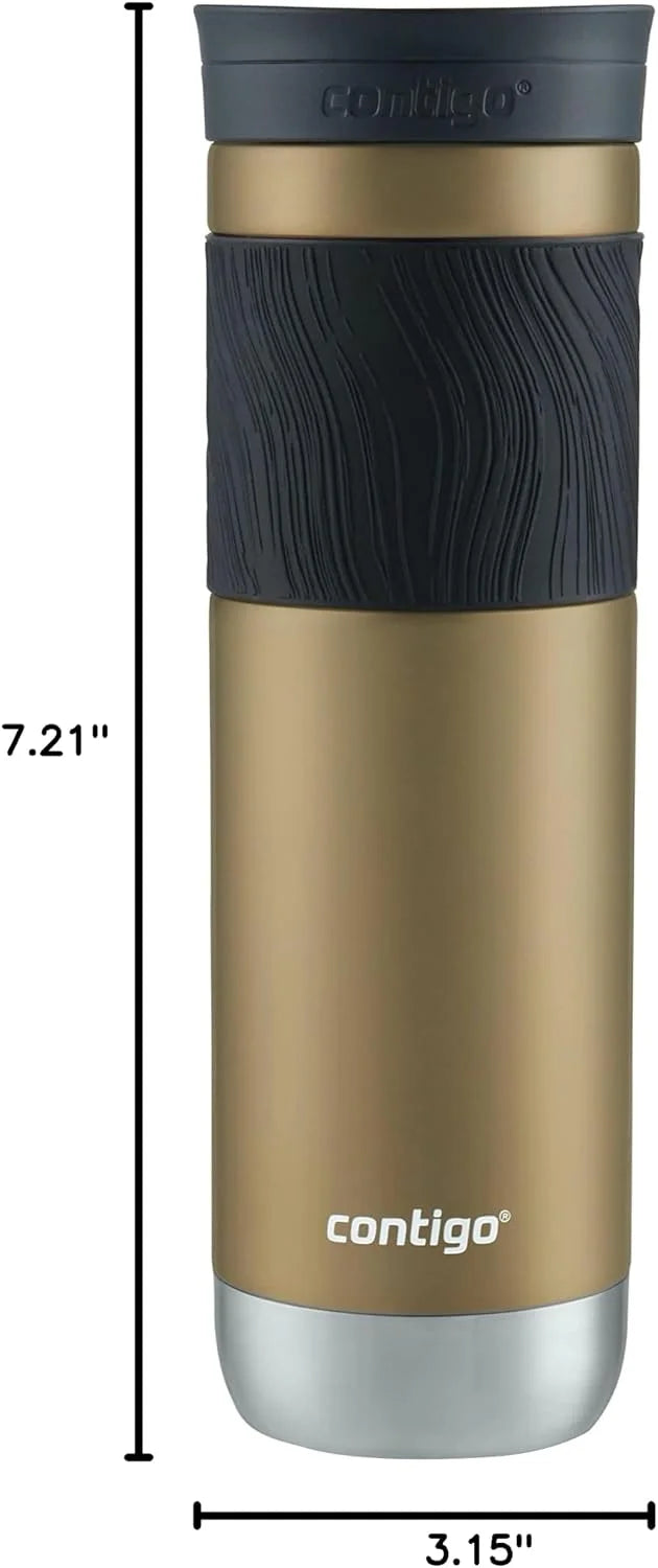 Contigo Byron 2.0 Stainless Steel Travel Mug with SNAPSEAL Lid and Grip 20oz. Juniper