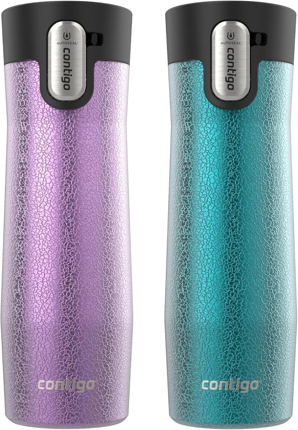 Contigo AUTOSEAL West Loop Vacuum-Insulated Stainless Steel Travel Mug with Easy-Clean Lid 24 oz Crystal Agave