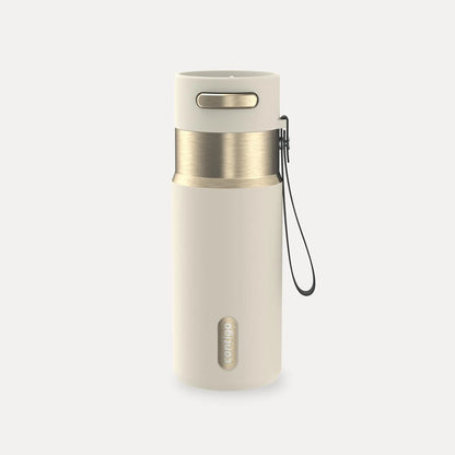 Contigo AutoSeal 24 oz Stainless Steel Vacuum-Insulated Water Bottle with Leakproof Push-Button Spout & Lock, Carry Strap, BPA-Free & Lead-Free, Dishwasher Safe