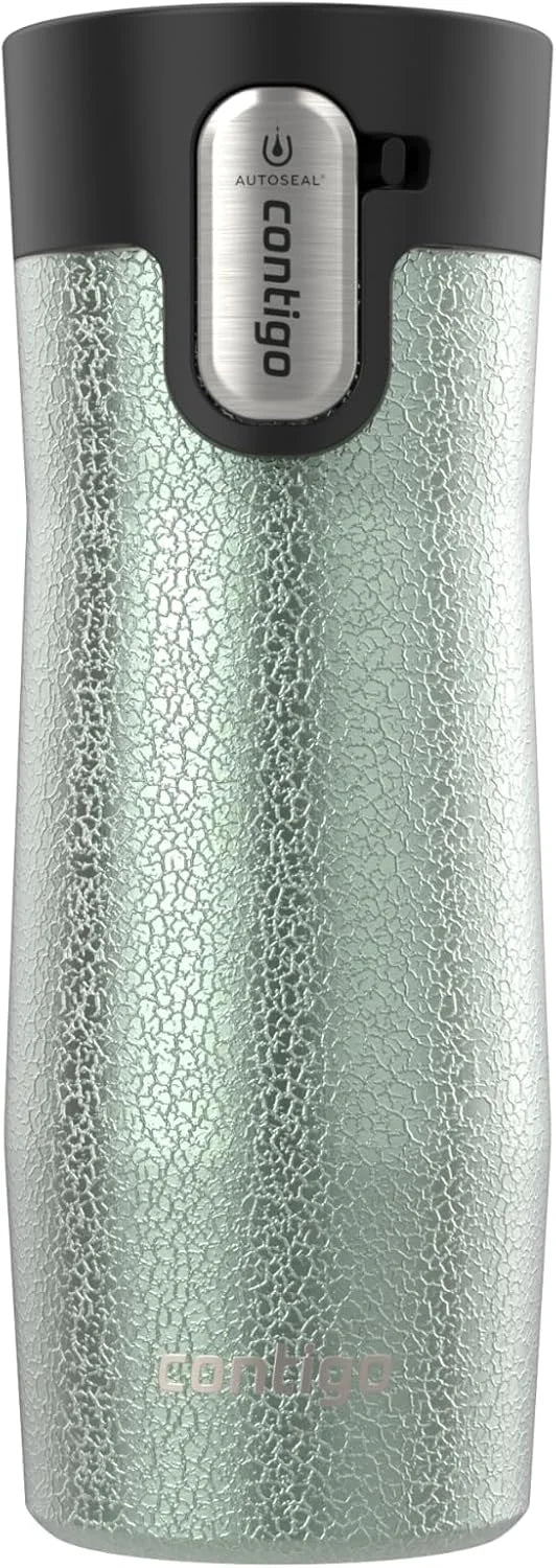 Contigo AUTOSEAL West Loop Vacuum-Insulated Stainless Steel Travel Mug with Easy-Clean Lid 24 oz Crystal Agave