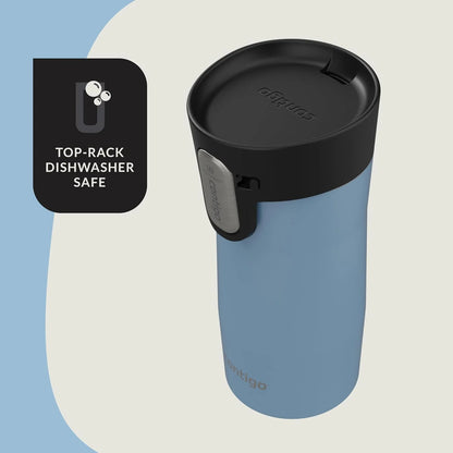 Contigo AUTOSEAL West Loop Vacuum-Insulated Stainless Steel Travel Mug with Easy-Clean Lid 24 oz Crystal Agave