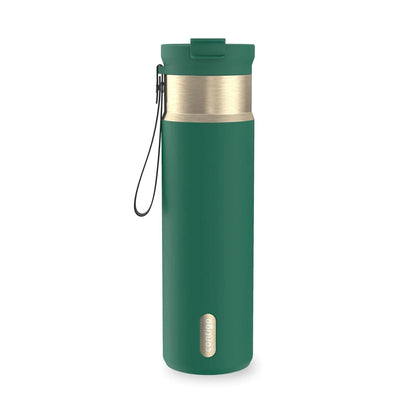 Contigo DualSip 24 oz Stainless Steel Vacuum-Insulated Water Bottle with Carry Strap & 2-in-1 Leakproof Lid (Straw or Spout), BPA-Free & Lead-Free, Dishwasher Safe