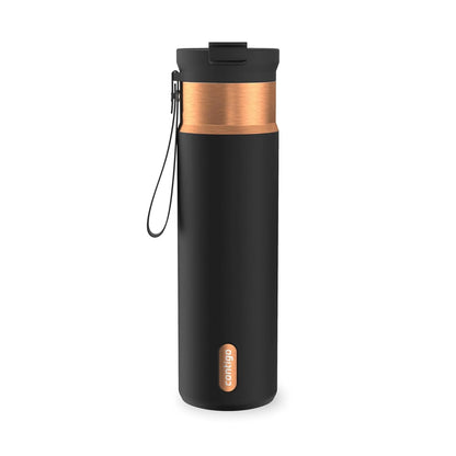 Contigo DualSip 24 oz Stainless Steel Vacuum-Insulated Water Bottle with Carry Strap & 2-in-1 Leakproof Lid (Straw or Spout), BPA-Free & Lead-Free, Dishwasher Safe