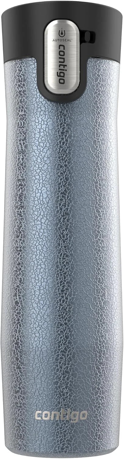 Contigo AUTOSEAL West Loop Vacuum-Insulated Stainless Steel Travel Mug with Easy-Clean Lid 24 oz Crystal Agave