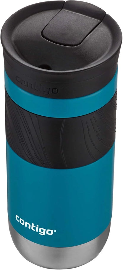 Contigo Byron 2.0 Stainless Steel Travel Mug with SNAPSEAL Lid and Grip 20oz. Juniper