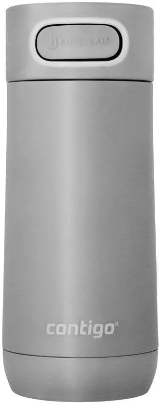 Luxe Autoseal Travel Mug, Stainless Steel Thermal Mug, Vacuum Flask, Leakproof Tumbler, Dishwasher Safe, Coffee Mug with BPA Free Easy-Clean Lid, 360 ml