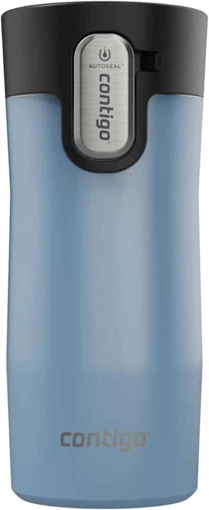 Contigo AUTOSEAL West Loop Vacuum-Insulated Stainless Steel Travel Mug with Easy-Clean Lid 24 oz Crystal Agave