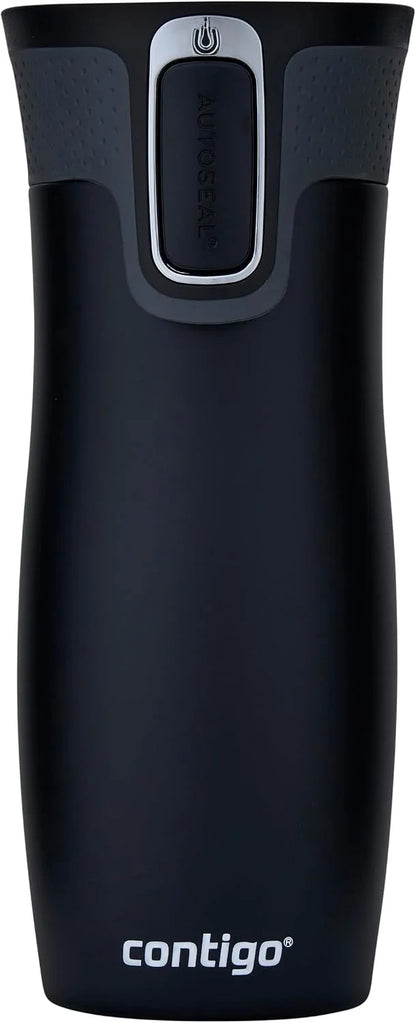 Contigo West Loop Autoseal Travel Mug, Stainless Steel Thermal Mug, Vacuum Flask, Leakproof Tumbler, Coffee Mug with BPA-Free Easy-Clean Lid