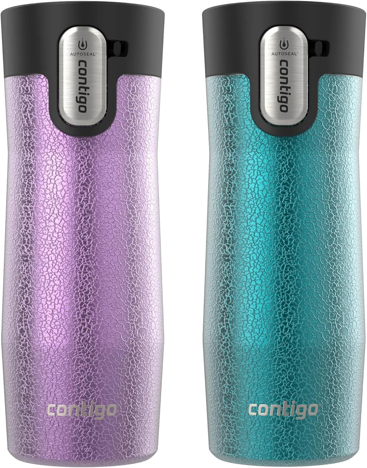 Contigo AUTOSEAL West Loop Vacuum-Insulated Stainless Steel Travel Mug with Easy-Clean Lid 24 oz Crystal Agave
