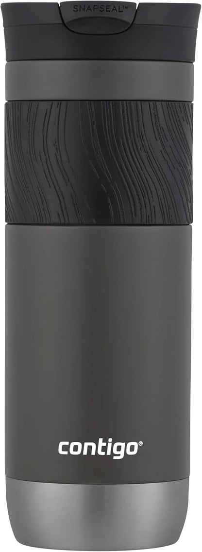 Contigo Byron 2.0 Stainless Steel Travel Mug with SNAPSEAL Lid and Grip 20oz. Juniper