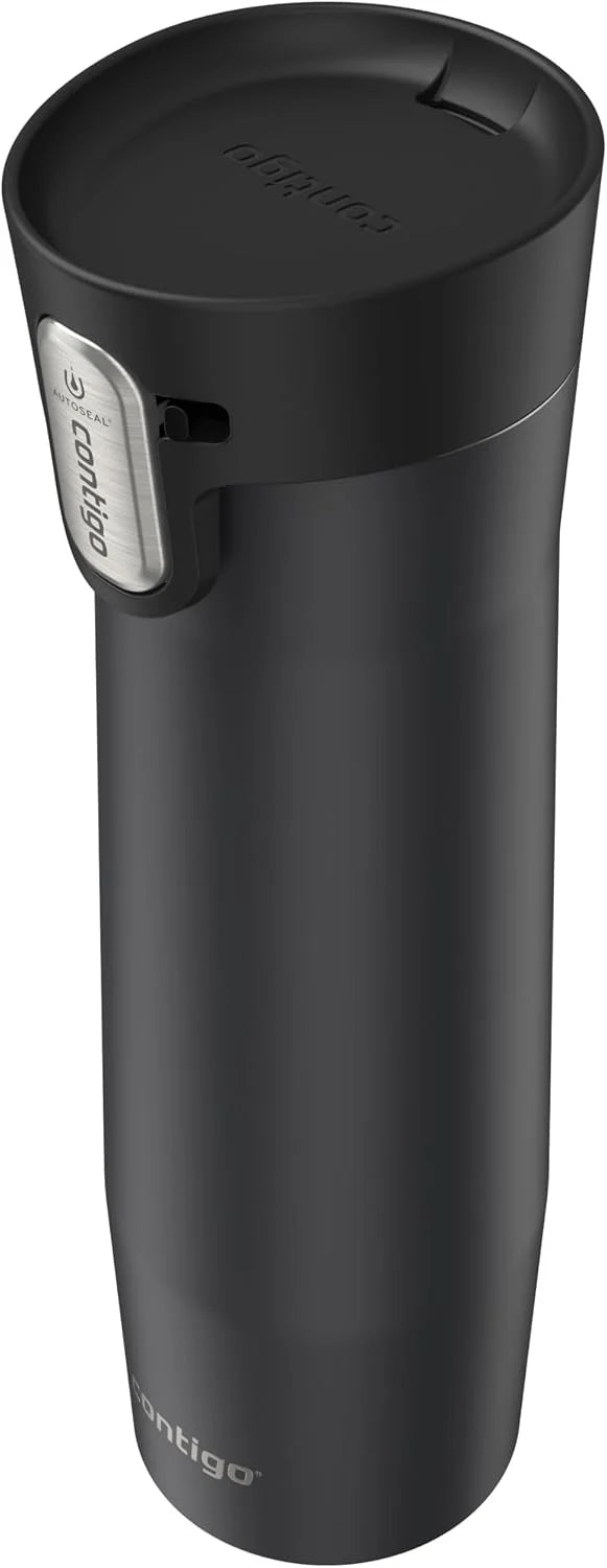 Contigo AUTOSEAL West Loop Vacuum-Insulated Stainless Steel Travel Mug with Easy-Clean Lid 24 oz Crystal Agave