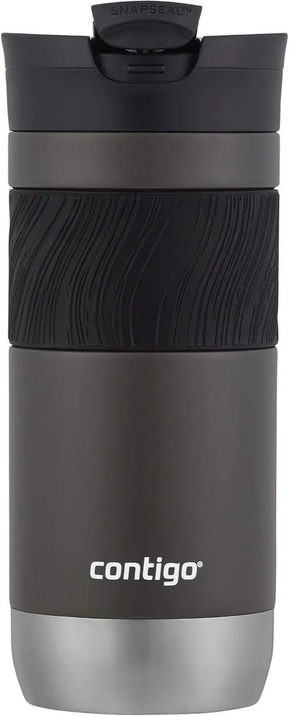 Contigo Byron 2.0 Stainless Steel Travel Mug with SNAPSEAL Lid and Grip 20oz. Juniper