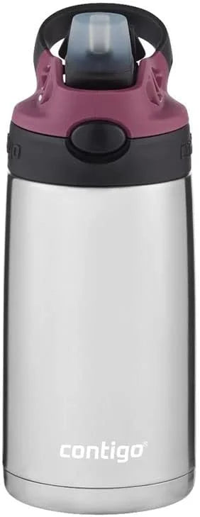 Contigo AUTOSPOUT Water Bottle, 13 oz, Coral Blue/Poppy
