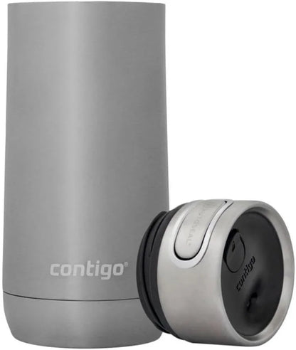 Luxe Autoseal Travel Mug, Stainless Steel Thermal Mug, Vacuum Flask, Leakproof Tumbler, Dishwasher Safe, Coffee Mug with BPA Free Easy-Clean Lid, 360 ml