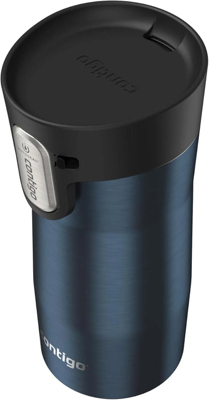 Contigo AUTOSEAL West Loop Vacuum-Insulated Stainless Steel Travel Mug with Easy-Clean Lid 24 oz Crystal Agave