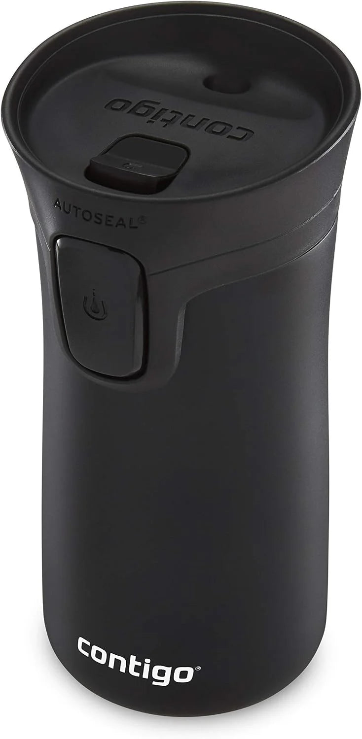 Contigo Pinnacle Autoseal Travel Mug, Stainless Steel Thermal Mug, Vacuum Flask, Leakproof Tumbler, Coffee Mug with BPA Free Easy-Clean Lid, 300 ml, Tans Matte
