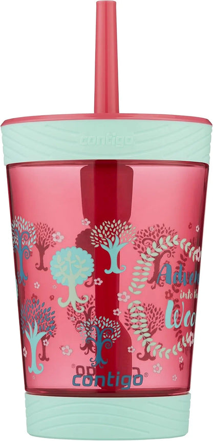 Contigo Kids Spill-Proof Tumbler with Straw 14 oz. 2 Pack