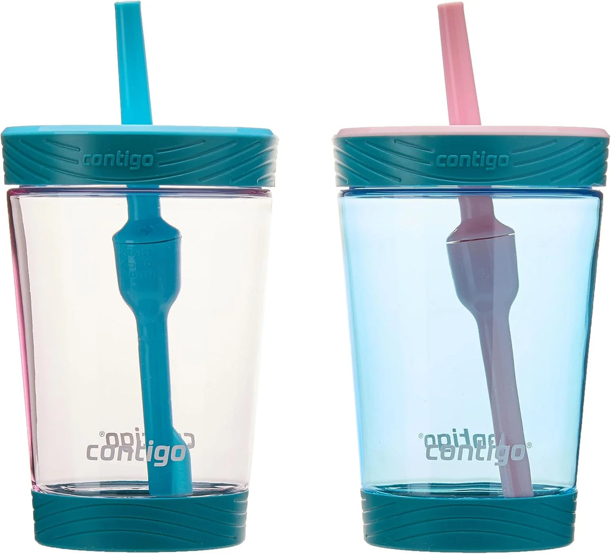Contigo Kids Spill-Proof Tumbler with Straw 14 oz. 2 Pack