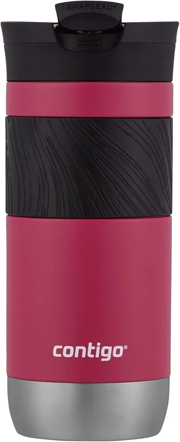 Contigo Byron 2.0 Stainless Steel Travel Mug with SNAPSEAL Lid and Grip 20oz. Juniper