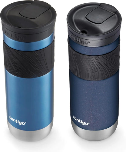 Contigo Byron 2.0 Stainless Steel Travel Mug with SNAPSEAL Lid and Grip 20oz. Juniper