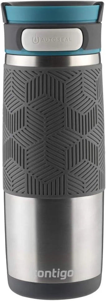Contigo Transit Autoseal Travel Mug, Stainless Steel Thermal Vacuum Flask, Leakproof Tumbler With BPA-Free Easy-Clean Lid, 470 ml