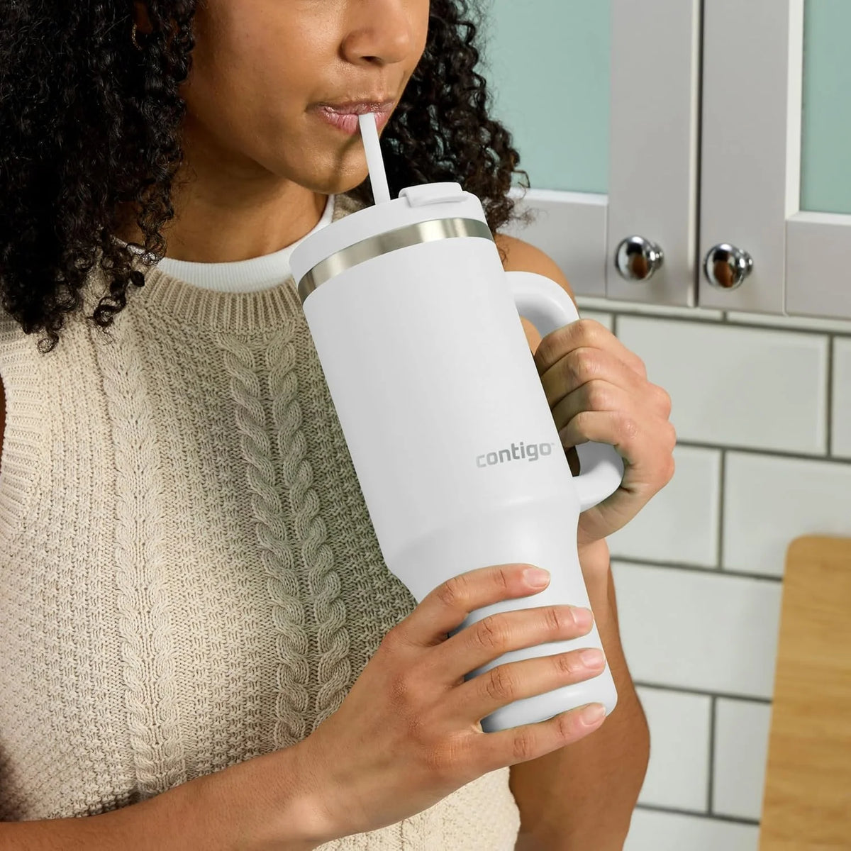 Contigo Streeterville 40oz Tumbler, Stainless Steel Vacuum Insulated, Leak-Proof, Cold for 29 Hours, Salt