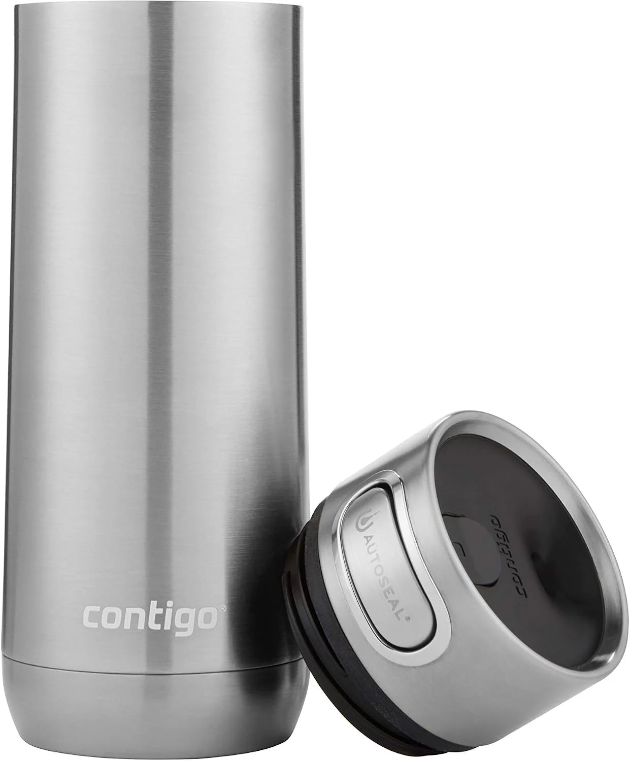 Contigo Luxe Autoseal 360 ml Stainless Steel Thermal Mug, Vacuum Flask, Leakproof Tumbler, Dishwasher Safe, Coffee Mug with BPA Free Easy-Clean Lid, Cornflower