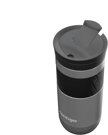 Contigo Byron 2.0 Thermo, Stainless Steel Insulated Snapseal Closure, Coffee Mug to go, 100% Leak Proof, Dishwasher Safe lid, BPA Free, Keeps Warm up to 6 Hours, 470 ml