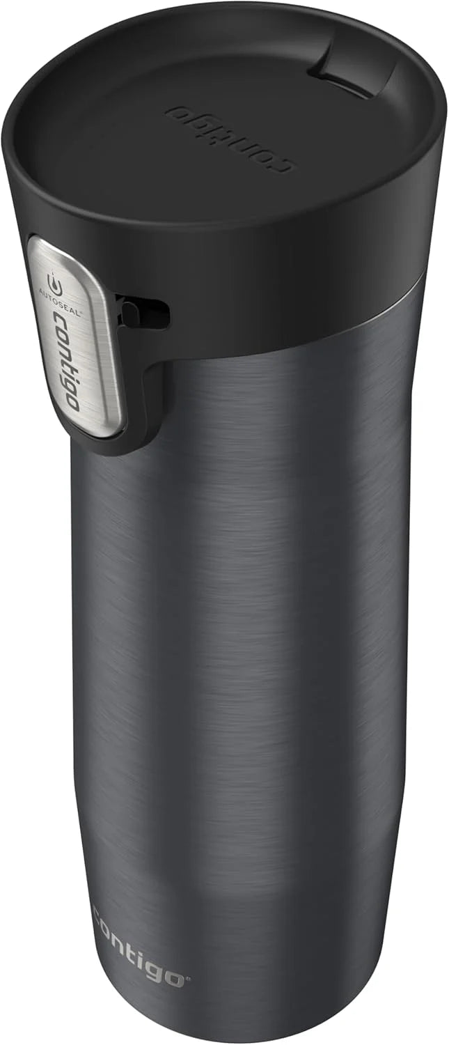 Contigo AUTOSEAL West Loop Vacuum-Insulated Stainless Steel Travel Mug with Easy-Clean Lid 24 oz Crystal Agave