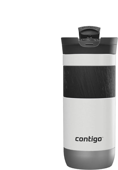 Contigo Byron 2.0 Thermo, Stainless Steel Insulated Snapseal Closure, Coffee Mug to go, 100% Leak Proof, Dishwasher Safe lid, BPA Free, Keeps Warm up to 6 Hours, 470 ml