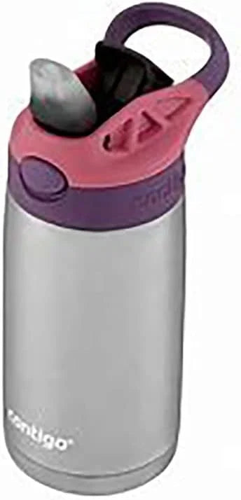Contigo AUTOSPOUT Water Bottle, 13 oz, Coral Blue/Poppy
