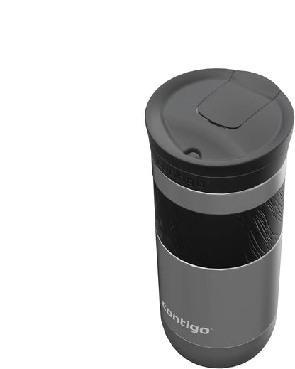 Contigo Byron 2.0 Thermo, Stainless Steel Insulated Snapseal Closure, Coffee Mug to go, 100% Leak Proof, Dishwasher Safe lid, BPA Free, Keeps Warm up to 6 Hours, 470 ml