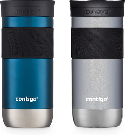 Contigo Byron 2.0 Stainless Steel Travel Mug with SNAPSEAL Lid and Grip 20oz. Juniper