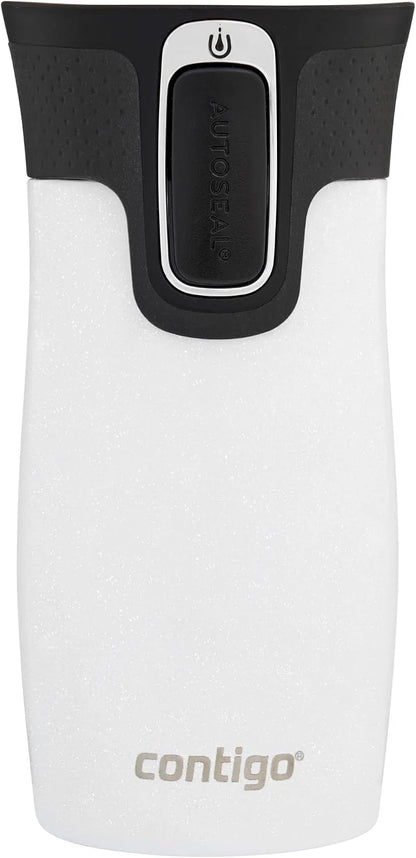 Contigo West Loop Mini Autoseal Travel Mug | Stainless Steel Thermal Mug | Vacuum Flask | Leakproof Tumbler | Coffee to go Mug with BPA Free Easy-Clean Lid | Lakeside | 300 ml