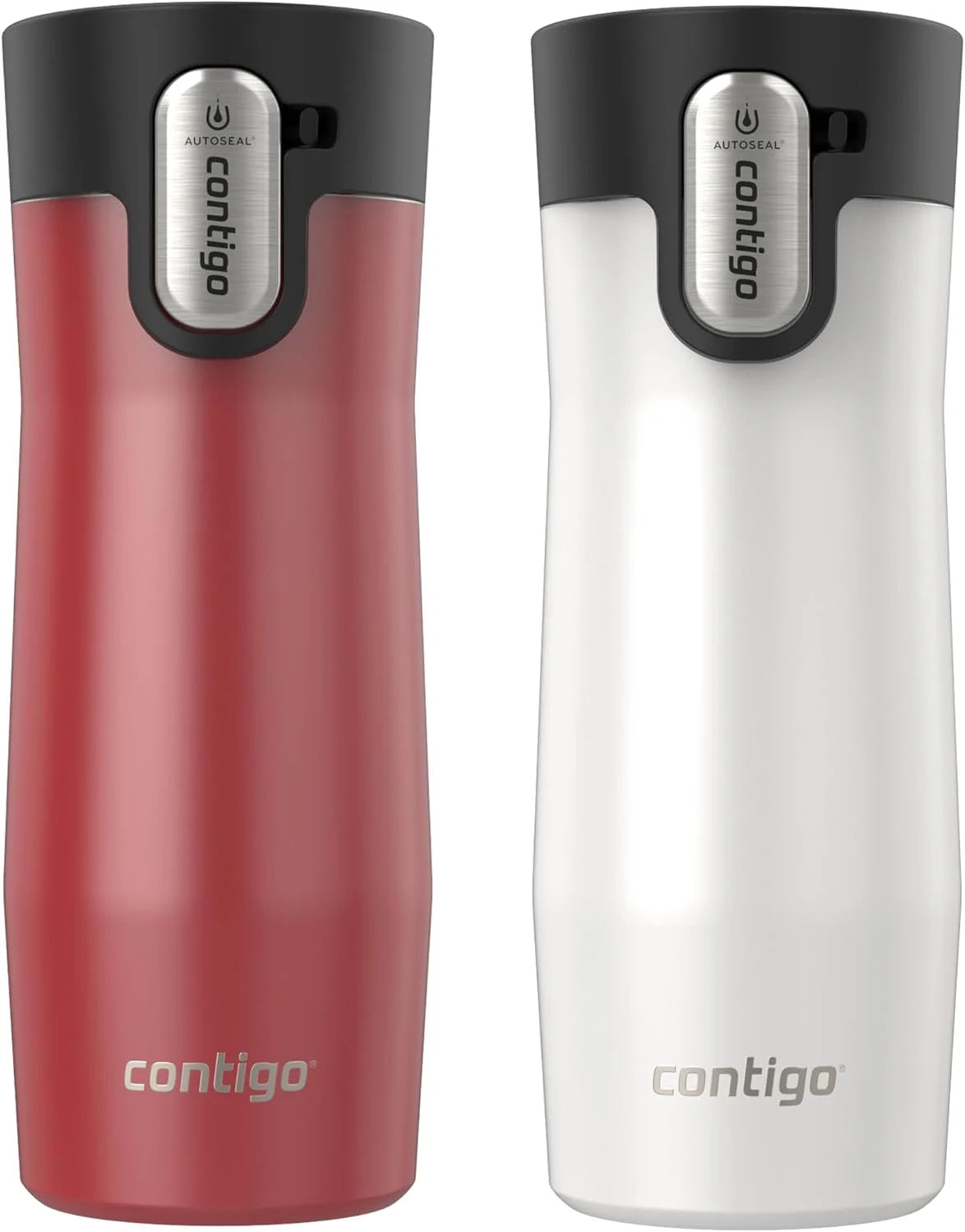 Contigo AUTOSEAL West Loop Vacuum-Insulated Stainless Steel Travel Mug with Easy-Clean Lid 24 oz Crystal Agave