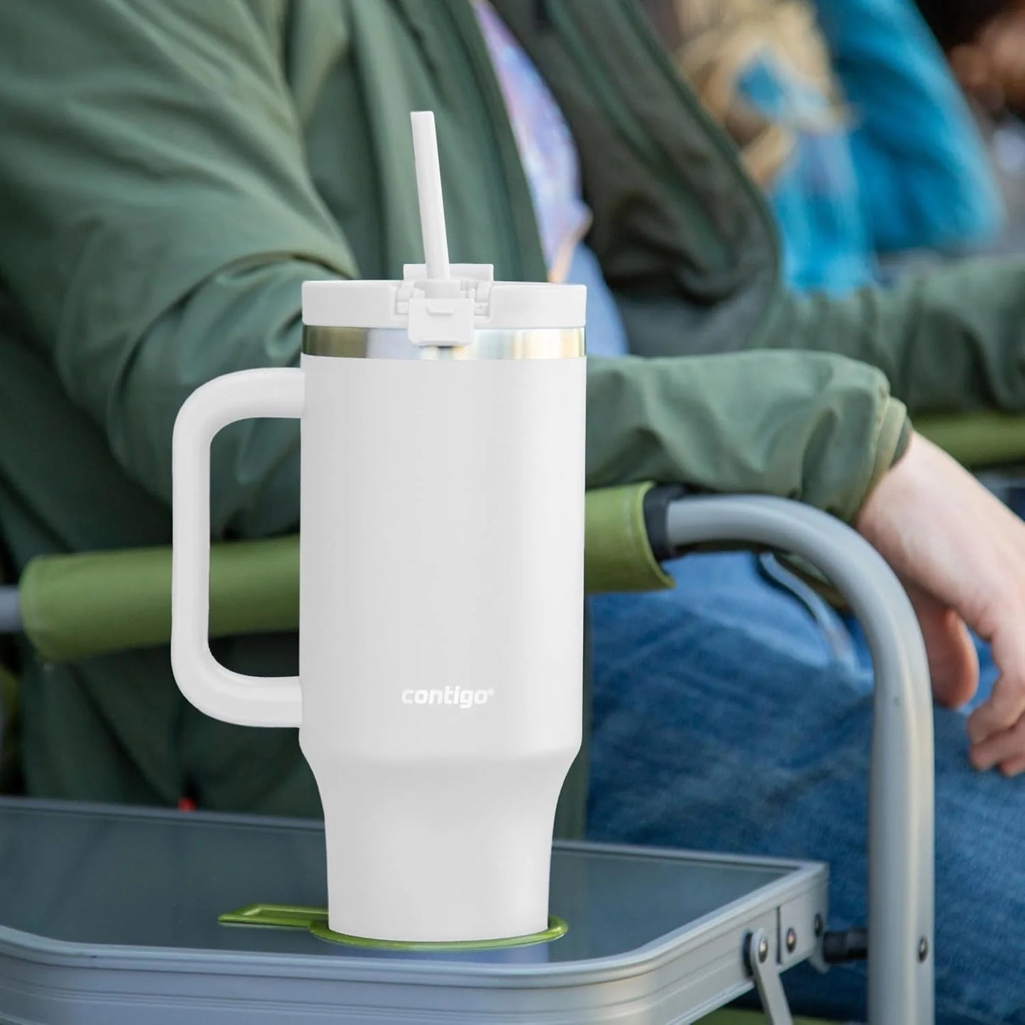 Contigo Streeterville 40oz Tumbler, Stainless Steel Vacuum Insulated, Leak-Proof, Cold for 29 Hours, Salt