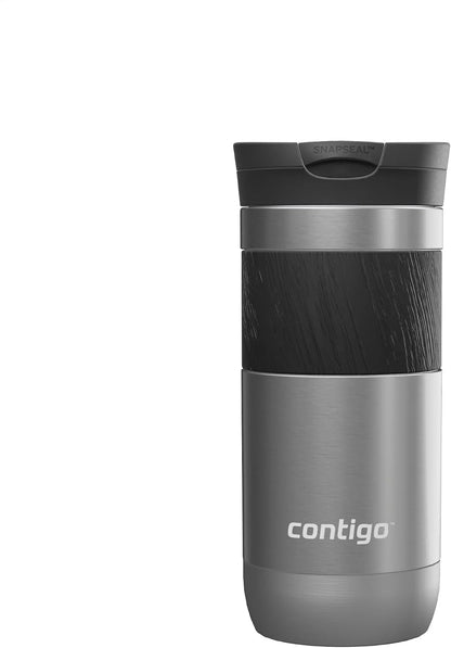 Contigo Byron 2.0 Thermo, Stainless Steel Insulated Snapseal Closure, Coffee Mug to go, 100% Leak Proof, Dishwasher Safe lid, BPA Free, Keeps Warm up to 6 Hours, 470 ml