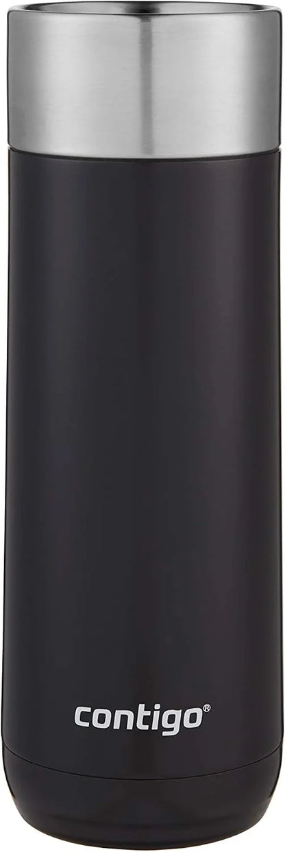 Luxe Autoseal Travel Mug, Stainless Steel Thermal Mug, Vacuum Flask, Leakproof Tumbler, Dishwasher Safe, Coffee Mug with BPA Free Easy-Clean Lid, 360 ml