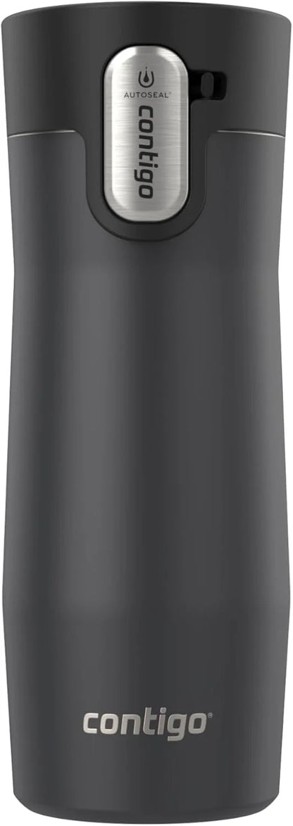 Contigo AUTOSEAL West Loop Vacuum-Insulated Stainless Steel Travel Mug with Easy-Clean Lid 24 oz Crystal Agave