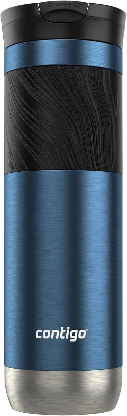 Contigo Byron 2.0 Stainless Steel Travel Mug with SNAPSEAL Lid and Grip 20oz. Juniper