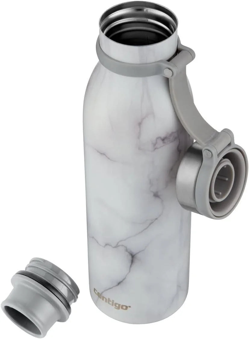 Contigo Matterhorn Couture Water Bottle, Stainless Steel BPA-Free Insulated Drinks Bottle, 100% Leak-Proof Vacuum Flask, Thermalock Keeps Beverages up to 24h Cold or 10h hot, 590 ml