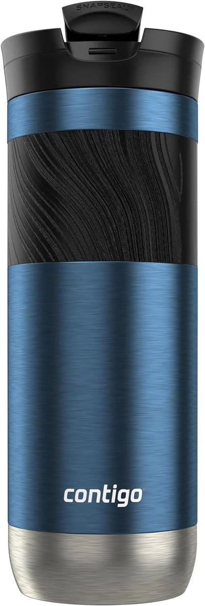 Contigo Byron 2.0 Stainless Steel Travel Mug with SNAPSEAL Lid and Grip 20oz. Juniper